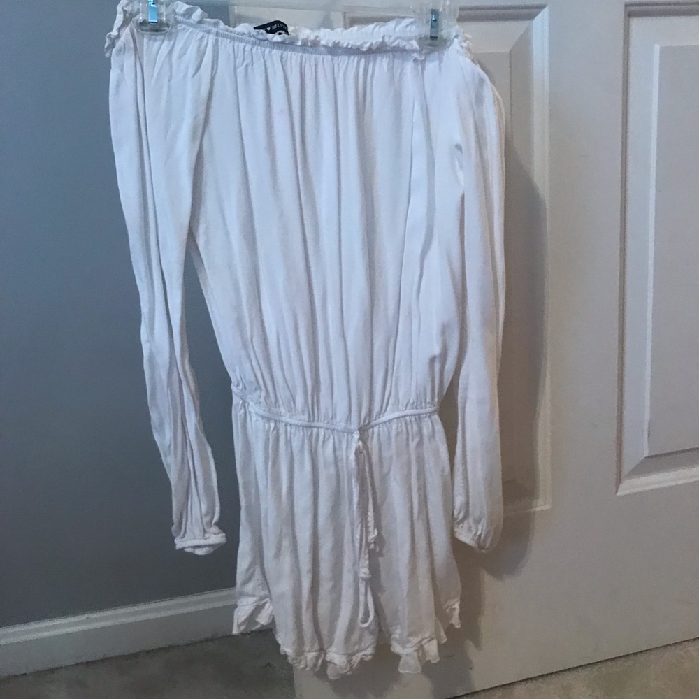 White Brandy Melville off the shoulder romper